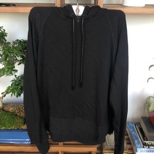 Rag & Bone Leather Cord Hoodie